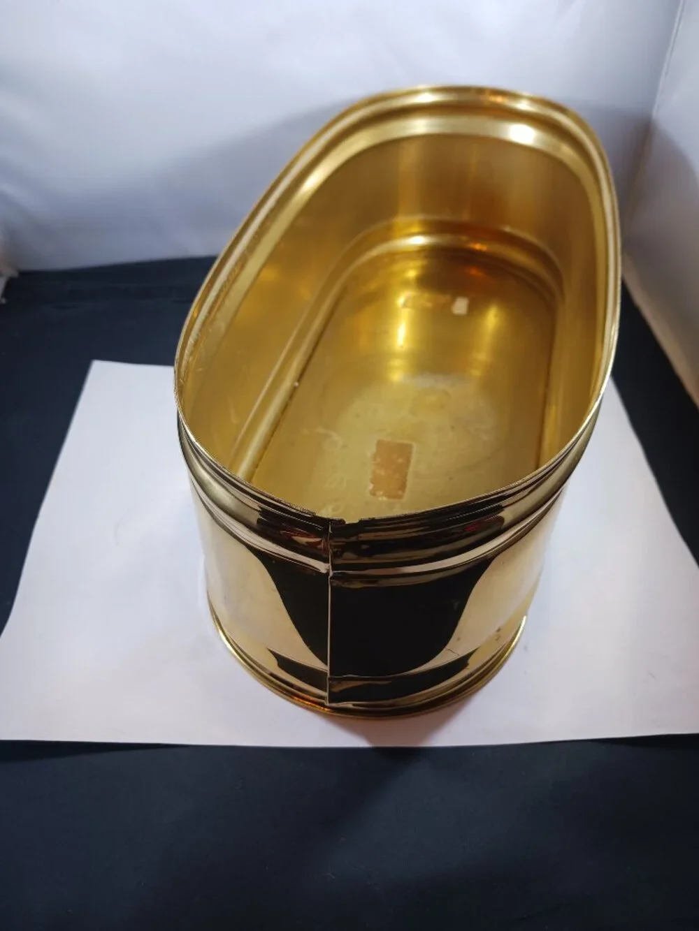 Vintage Bristol Brass Planter 13